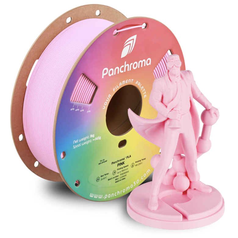 Polymaker Panchroma™ Basic PLA Rozā, 1kg, 1,75 mm, CA19009